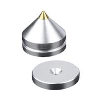 Speaker Stand Stable Vibration Control Feet For Equipment Aluminum Copper Hybrided Structure Effortlessly Setups sidabras