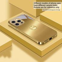 Golden hummingbird For IPhone 16 16Pro Max 15 P ro 14 13 Plus 12 Mini 11Pro Max XS Max XR 16E 14Plus X Golden glass phone case iPhone 13 mini