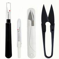 4pcs Seam Ripper Set, Stitch Unpicker, Thread Cutter, Sewing Ripper Tools, with Dual-Color Options for Clothes and Needlework One-size