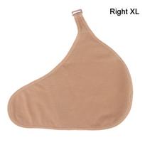 Silikoninė krūties apsauginė kišenė po mastektomijos, spiralinis kabliukas, nešiojamas protezas, krūties apsauginis maišelis, S/M/L/XL dydis Right XL