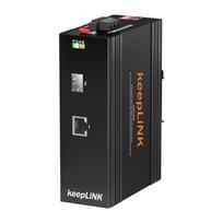 keepLINK KP-9000 Series Industrial Gigabit Fiber Media Converter Gigabit, DIN-Rail, without 24V PSU