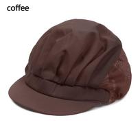 Work Wear Catering Canteen Restaurant Chef Cap Cook Hat Food Service Hair Nets juoda