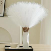 Pampų žolė 55cm/22inch Dirbtinė pampų žolės dekoracija kambariui, vestuvių vakarėliui 10pcs balta