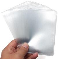 Transparent Film Protective Bag For Passport Inner Pages One Size balta