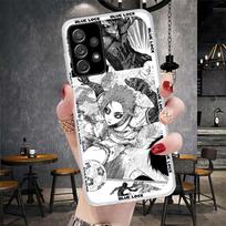 Anime Blue Lock telefono dėklas Samsung Galaxy A13 A14 A15 A16 A17 A53 A54 A55 A56 A57 A33 A34 A35 A36 A37 A23 A24 A25 A26 Galaxy Samsung A05S black