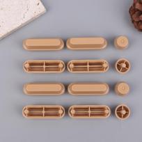 12 vnt. Universalūs tualeto sėdynės pagalvėlės buferiai Stop Bamperio amortizatorių rinkiniai Tualeto sėdynės buferis Vonios kambario tualeto reikmenims ruda