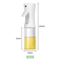 200/300/500ml Aliejaus purškimo butelis Virtuvės kepimui Alyvuogių aliejaus dozatorius Kempingui Kepsninei Kepimui Salotoms Actas Sojos padažas Purškiklis Indeliai 200ml balta