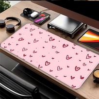 Lovely Love And Stars rubber Mouse Pad Computer Laptop Pad Game Console Pad Keyboard Mouse Pad Desk accessories office Pad 220x180x2mm