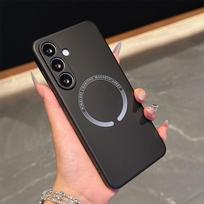 Compatible Samsung S25Fe Liquid Silicone Rubik's Cube Magnetic Phone Case, Full Coverage, Drop-proof Samsung S25 Fe