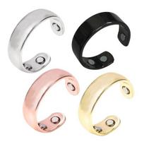 4 vnt. Magnetinės terapijos žiedai Itin lengvi Comfort Fit artrito skausmą malšinantys knarkimą slopinantys žiedai moterims, vyrams 4pcs