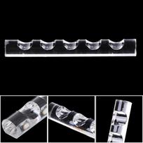 Transparent Acrylic Pen Holder Simple Style Painting Brush Holder Stand Display Office Supplies Desk Accessories 5 Grid skaidri