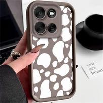 For Motorola Moto G86 Moto G56 5G Moto G56 5G G86 Case Protect Leopard Print Pattern Silicone Soft Phone Case Matte Back Cover Motorola Moto G86