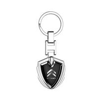 Automobilio stiliaus metalinis logotipas Raktų pakabukas Raktų dekoravimo priedai Citroen C4 C3 C5 C1 C2 Berlingo Celysee Cactus Saxo gray