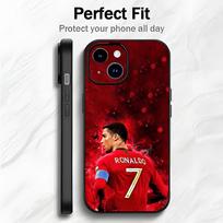 Ikoniškas portugalų sportininkas C-Cristiano Ronaldo telefono dėklas Telefono dėklas Minkšta pakuotė Lengvas For iPhone17 16 15 14 13ProMax iphone12promax