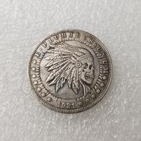Antique Craft Wanderer Silver-Plated Morgan Coin Replica #859 Copper