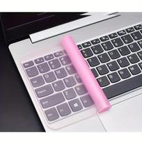 1pc Silicone Keyboard Skin for 30.48-35.56 Cm Laptops, Flexible, Washable, Dustproof & Durable Keyboard Cover rožinė
