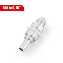 -6AN Flare Male Bulkhead to 5/16  Hose Barb Fuel Pump Tank Adapter Fitting for Fuel Tanks and Fuel Cells 2PCS