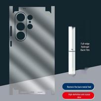 Compatible with Samsung S26 Ultra Phone: S25/24 Plus HD Transparent and S23/22 Ultra-Thin Frosted Back Film. Galaxy S25 Ultra