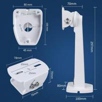 DTS-12C Universal Aluminum Wall Mount for Indoor/Outdoor Monitors