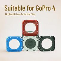 GoPro 4 Session Replacement Lens Kit with Aluminum Cap Multicolor (Choose 5 Colors) juoda