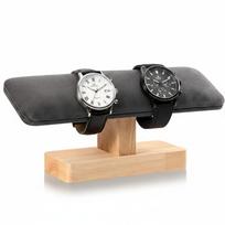 RYOHIN Watch Accessory Natural 1 Piece Lab. Stand, Stand, High-Quality Gift, Wood, (Gray) pilka spalva