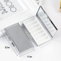Travel Essential Pill Splitters Folding Pill Case Container Medicines Organizer 4.5cm 7 grids