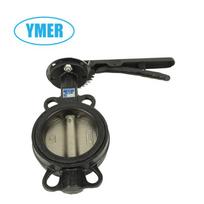 YMER Clamp-On Manual Butterfly Valve DN50/65/80/100, Cast Iron Disc, Manual Shut-Off Valve DN50