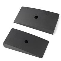 Rear Suspension Leaf Spring Shim Kit Rear 6 Degree, 2.5 Inches Wide Black silver Replace 18206.01 MS-WSC60 juoda