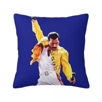 Freddie Mercury Koncerte Kvadratinė Pagalvės Užvalkalas Pagalvės Dangtelis Poliesteris Pagalvės Dekoras Komfortas Mesti Pagalvę Namams Automobiliui 30x30 cm 12x12 in
