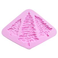 1 vnt. 3 tinklelių medžio silikono fondanto formos pyrago dekoravimo įrankis šokolado formelės Sugarcraft sausainių formelės