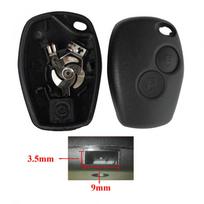 2 mygtukų automobilio rakto korpuso nuotolinio valdymo pulto dangtelis, skirtas Renault Dacia Modus Clio 3 Twingo Kangoo 2