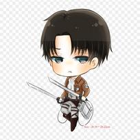 Levi Chibi Ackerman iškarpų pleistrai rūbams dideli anime pleistrai šilumos perdavimo vinilo lipdukai lygintuvai ant perkelimo rūbams gray