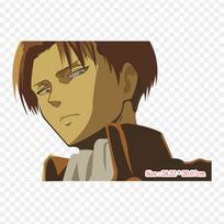 Attack On Titan Face Hiroshi Kamiya Clipart pleistrai drabužiams Dideli anime pleistrai Heat Transfer Vinilo lipdukas Lygintuvas ant drabužių