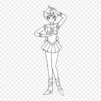 Sailor Uranus Spalvinimo Puslapiai Sailor Uranus Sailor Neptune Termo Klijai Drabužiams Aplikacijos Lipdukai Ant Drabužių Karščiui Jautrus Individualus Lopas