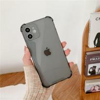Silikono objektyvo apsaugos telefono dėklas, skirtas iPhone 11 12 13 Pro Max 8 7 6S Plus XR XS Max X SE2020 smūgiams atsparus minkštas skaidrus dangtelis iPhone 13 juoda