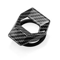 Anglies pluošto stiliaus automobilio variklio užvedimo mygtuko dangtelis, skirtas Renault Megane 2 3 Duster Logan Clio 4 3 Laguna 2 Sandero Scenic