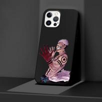 Telefono dėklas Apple Iphone 14 11 13 Pro Max 12 Mini Xr 7 8 +Se 2020 Xs 6 6s Plus Jujutsu Kaisen Anime silikoninis juodas dangtelis iPhone 6(6s) black