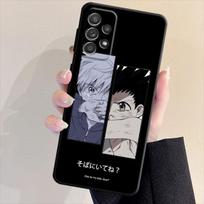 Silikono dėklas, skirtas Samsung Galaxy A13 A23 A22 A52 A71 A31 A51 A33 A32 A21s A53 A72 A52s A14 Anime Hunter X Hunter Coque Samsung A11 gray