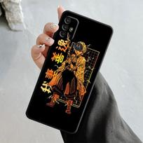 Dėklas Motorola G200 G60 G50 G31 G30 G22 G9 G8 Power Lite Plus Edge 20lite 30 One Fusion Demon Slayer Nezuko Tanjirou Akis Moto Edge 30 brown