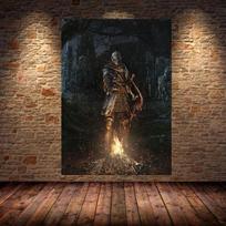 The Dark Souls 3 Žaidimo Plakatas Aliejinė tapyba Sienos Menas Drobė Tapyba Spaudiniai Miegamasis Svetainė Namai Miegamasis Baras Restorano dekoras 21x30 No Frame