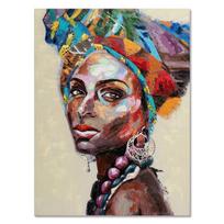 Afrikos juodaodė grafiti meno plakatai ir spaudiniai Abstraktūs Afrikos mergaičių drobės paveikslai ant sienos Meno paveikslėliai Sienų dekoras 21cm×30cm NoFrame