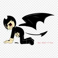 Batim Fanart Bendy And The Ink Machine Cat Iron on Heat Transfer Printing Vinyl Patches Sticker for Clothes DIY Appliques Washable Patches
