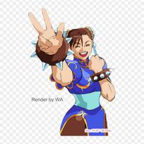 Chun Li Icon Chun Li Street Fighter Ii The World Iron on Heat Transfer Printing Vinyl Patches Sticker for Clothes DIY Appliques Washable Patches beige