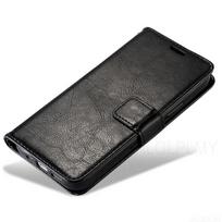 Prabangus odinis atverčiamas apsauginis dėklas, skirtas Apple iPhone SE 6 7 8 Plus 14 XS Max 11 12 13 Pro Max Samsung Galaxy Huawei Honor Xiaomi Redmi piniginės dangtelis Coque Galaxy J7 Prime juoda