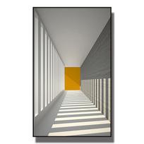 Islamo architektūros meno plakatas Maroko arkos kraštovaizdžio dekoro freska moderniems namams Svetainės sienų apdaila Drobės tapyba 21cm×30cm NoFrame
