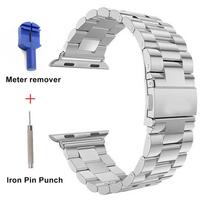 Nerūdijančio plieno dirželis skirtas Apple Watch Ultra Band 49mm 40mm 44mm 42/38mm 41mm 45mm apyrankė IWatch Series 8 7 SE 6 5 4 Watch Strand (Be Laikrodžio) 38/40/41mm