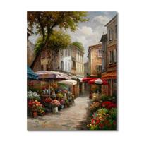 A2 A3 A4 Klasikinė Europos gatvės kavinės aliejinė tapyba Venecijos peizažas Sienų menas Namų dekoracija Plakatas 21cm×30cm NoFrame