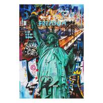 Pop Art Gatvės Grafiti Laisvės Statulos Skulptūra Aliejinės Tapybos Spaudos Plakatas Abstrakčios Sienos Meno Paveikslas Namų Dekoras 21cm×30cm NoFrame