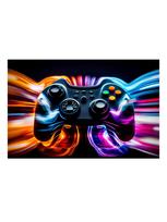 Modernus žaidimų valdiklis Gamer Game Plakatas Spausdinti drobė Tapyba Abstraktus sienų menas berniukams Miegamojo namų dekoravimas be rėmelių 30x40cm No Frame black
