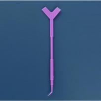 Beauty Tattoo Grafting eyelash Pick 3 in 1 Beauty eyelash division grafting eyelash tool Y type hot eyelash brush blue